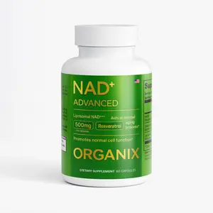Organix NAD+ Advanced – NAD+ Supplement for Energy & Healthy Aging – 500mg per Serving – 60 Count (30 Day Supply) – Previously Known as Organix NR 900