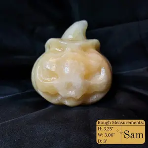 Witchy Pumpkin - Yellow Jade Crystal for Self-Confidence & Prosperity
