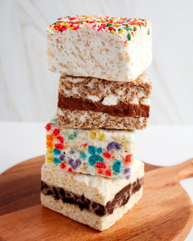 Rainbow Sprinkles Crispycake – Soft, Gooey & Pure Joy