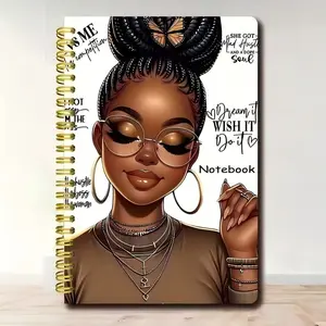 New Best-Selling A5 Women Sketchbook Spiral Bound Coloring Book Drawing Fill-In Notebook Scrapbooks, Perfect for Art Lovers and Students, Watercolor Notebook