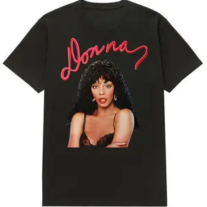Donna Summer Vintage Style T-Shirt: Unisex Cotton Tee