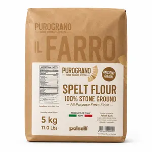 Polselli PuroGrano Spelt (Farro) Flour – 5kg (11 lb)