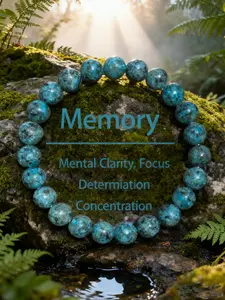 Natural Stone Bracelet for Men, Memory Boost & Focus Enhancer, Handcrafted Details, Daily Wear, Business Efficiency & Wealth