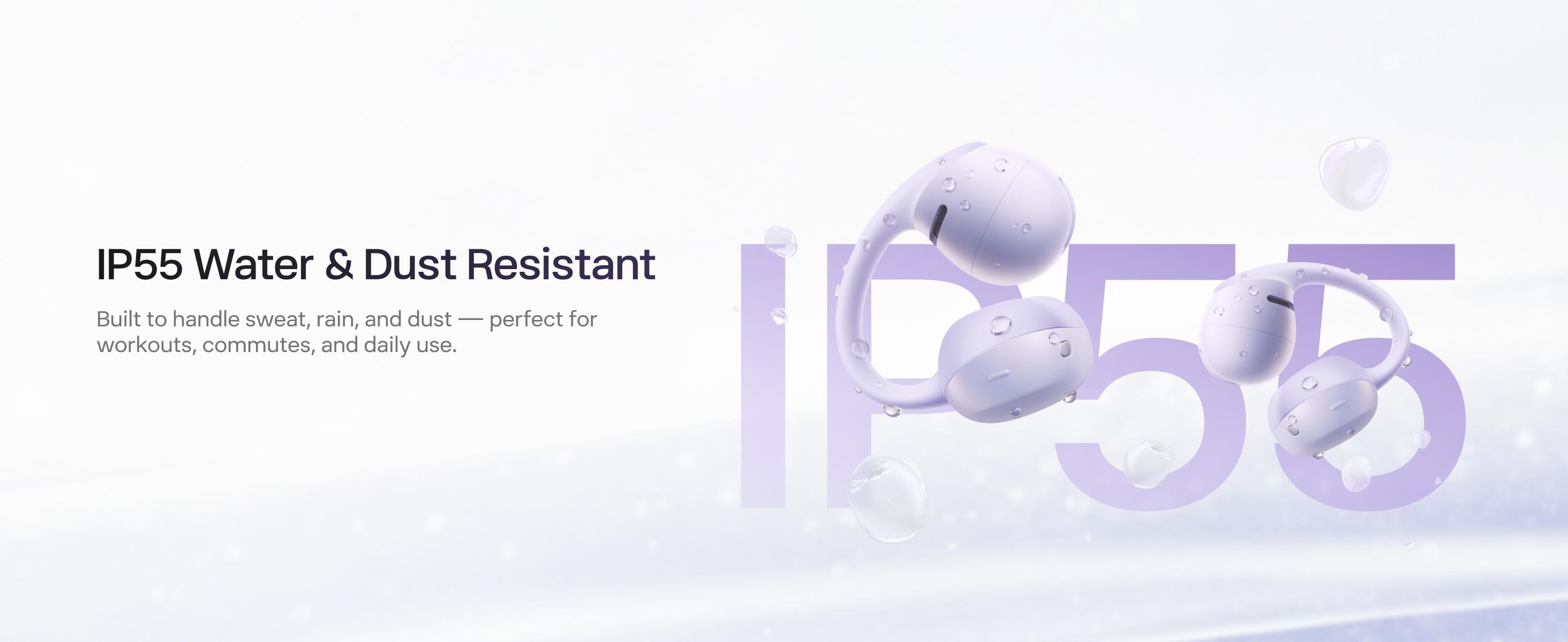 SHOKZ OpenDots Air - Open-Ear, Clip-On Earbuds - Bluetooth 6.1, Up to 36 Hours of Listening, Interchangeable Earbuds, Touch Controls, Dual AI Noise-Canceling Microphones, IP55, Bassphere Technology, DirectPitch Technology