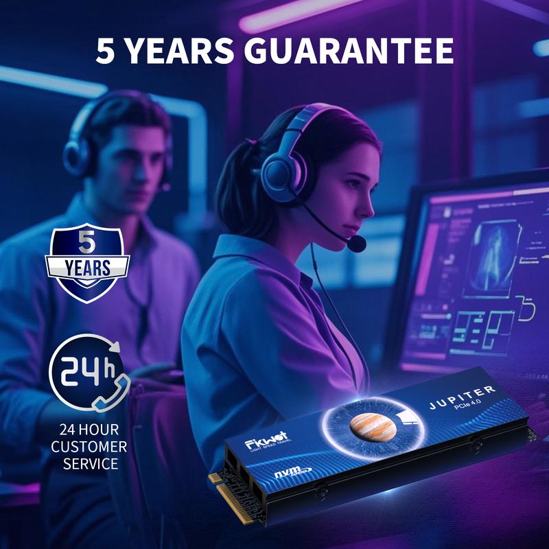 Fikwot FX991/FX910 (with Heatsink) M.2 SSD 1TB 2TB 4TB NVMe SSD M2 2280 PCIe Gen 4x4, Read Up to 7300MB/s, Internal Solid State Drive for PS5 Laptop Desktop 3D  NAND