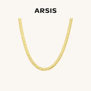 Mix&Match Wide Cobra Chain Necklace