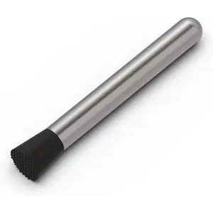 8" Stainless Steel Cocktail Drink Muddler Bartender Accessories, Lemon Smasher Ice Crusher for Mojitos Fruit Drinks, Home Kitchen Bar Bartending Supply Tools