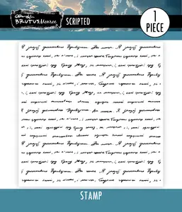 Scripted | 4x4 Stamp