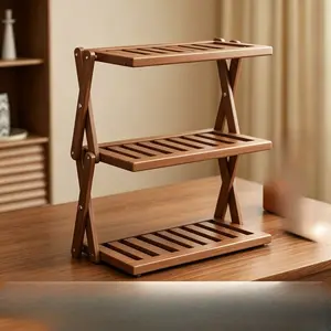 One-piece desktop rack, multi-layer storage and finishing rack, household desktop bookshelf, simple small countertop teacup display rack