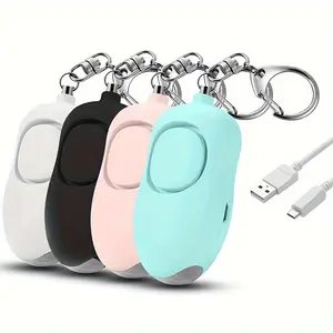 Personal Alarm 130dB SOS Alarm Personal Safety Alarm Sos Panic Button LED Light for Women Elderly Personal Alarm Keychain Alarm