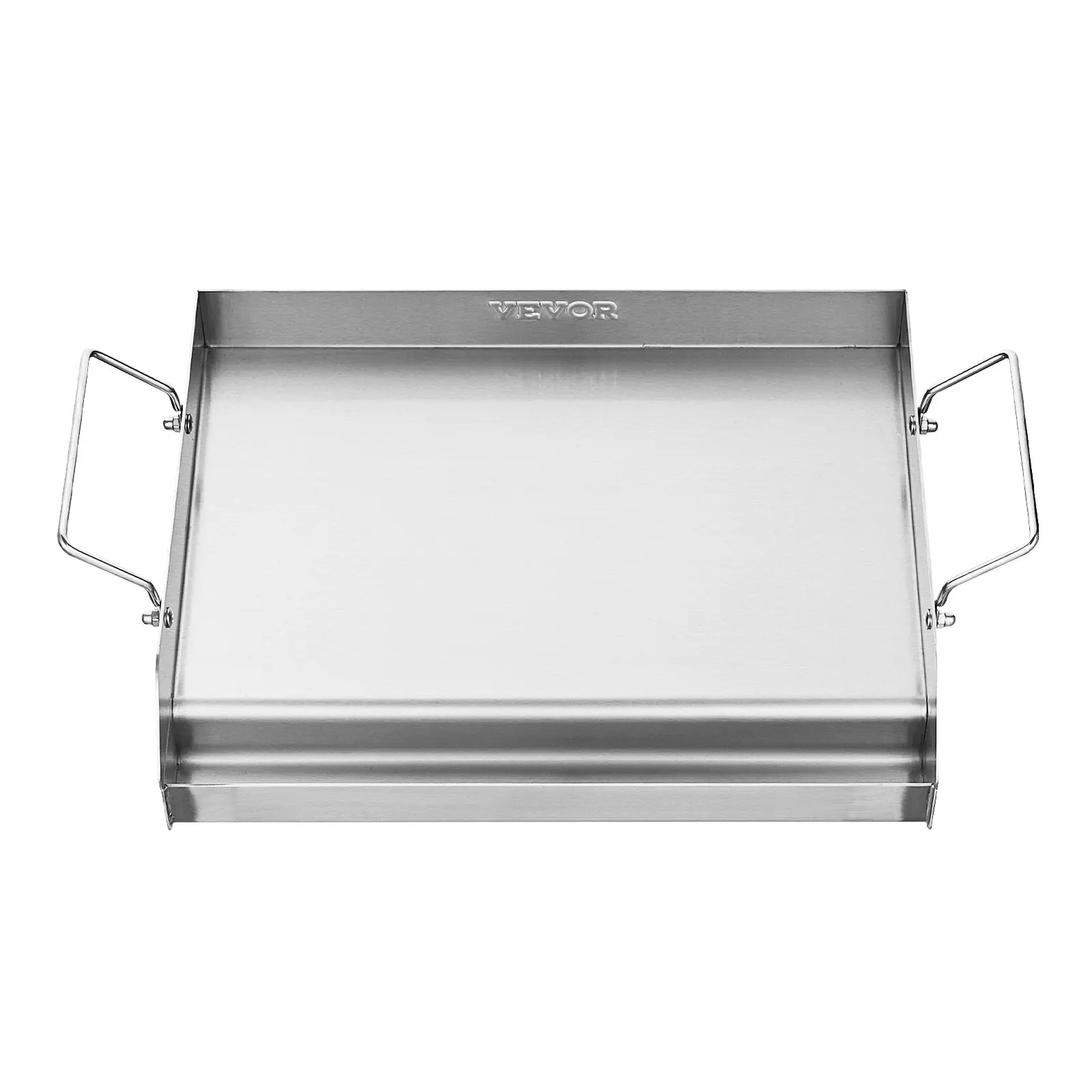 17" × 13" Stainless Steel Flat-Top Griddle Plate