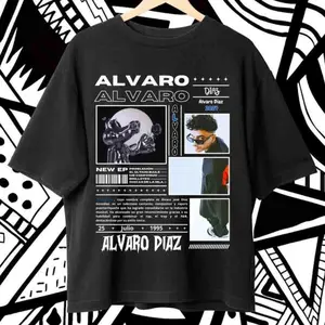 Alvaro Diaz T Shirt Hip Hop Artist Tee 90s Rapper Merch Vintage Rap T Shirt Streetwear Graphic Tee Music Fan Shirt Trendy Urban Outfit