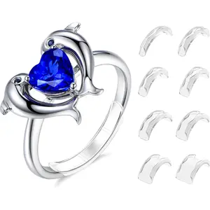 Ring Sizers & Guards for Loose Rings - Clip-Type Adjusters for Women & Men (8 Pack)