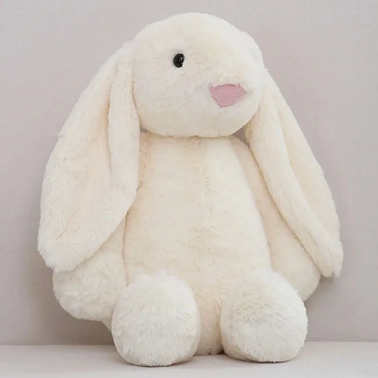 Bunny Jellycat Fluffy Plush Toy, Relief Soft Stuffed Rabbit, Cute Bunny Doll, Cozy Companion, Anniversary Gift, Christmas Present, Perfect Cuddle Buddy for Kids & Adults