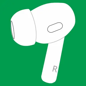 Meenova OEM Right Earbuds Replacement for Pods Pro (2nd Generation) A3047, A3048, A3049, Genuine Single Right Ear Side Only, Compatible with Original Air Pro 2 A2968 Charging Case Audio Bluetooth Button Headphone Plug Port Headset Electronic Chargeable