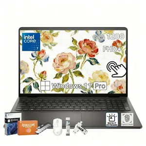 Dell 16 DC16250 Touchscreen Laptop | Intel Core 7 Processor 150U(up To 5.4 GHz) | 16" FHD+ 300 Nits Display | 32 GB DDR5, 2 TB SSD | Backlit Keyboard | Fingerprint Reader | Copilot AI | Windows 11 Pro