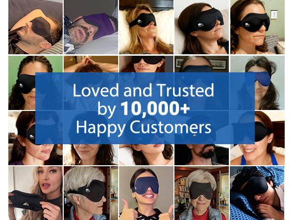 FACEMOON 3D Sleep Mask Light Blocking | Zero-Pressure Eye Cups for Night Shift Day Sleep | Lightweight Comfort | Night Routine