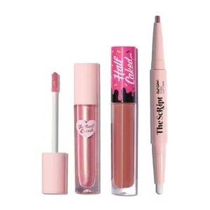 Half Caked Makeup Lip Trio - Primer + Lip Liner, Liquid Lipstick, and Lip Gloss Set - Vegan & Cruelty-Free Color Flawless