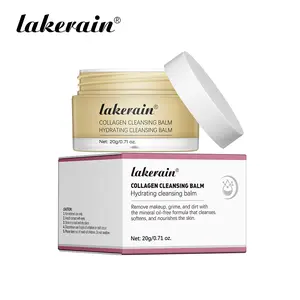 Lakerain Collagen Cleansing Balm Hydrating Cleansing Balm Ingredients Makeup Remover Collagen Melting Cleansing Balm – Grinding Deep Pore Blackhead Cleanser with Peptide Face Wash Makeup Remover Hydrating Korean Skincare Oil Makeup Remover, Deep Cleanse