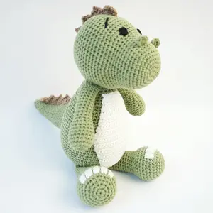 Yes.sister Handmade Crochet Doll - Forest Friends Series, Amigurumi Crochet of Lamb, Deer and Dinosaur