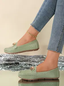 Women's Flat Shoes Spring Summer Comfortable Multi-Functional Casual Style Daily Wear Loafers, PU Leather Rubber Sole, All Seasons Footwear