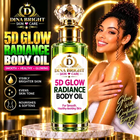 5D GLOW RADIANCE BRIGHTENING OIL – MULTI-ACTION SKIN BOOST FOR A SILKY, BRIGHT & LUMINOUS BODY GLOW.