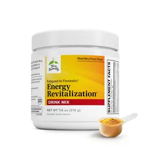 Terry Naturally Fatigued to Fantastic Energy Drink Mix 7.6 oz Daily Energy Support Revitalization Powder Non GMO