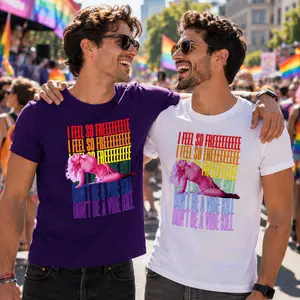 Pride Limited Edition - Confess Tribute Shirt, Feel So Freeee LGBTQ Dance Floor Tee,  GA.YYY Clubwear Pop Music Apparel