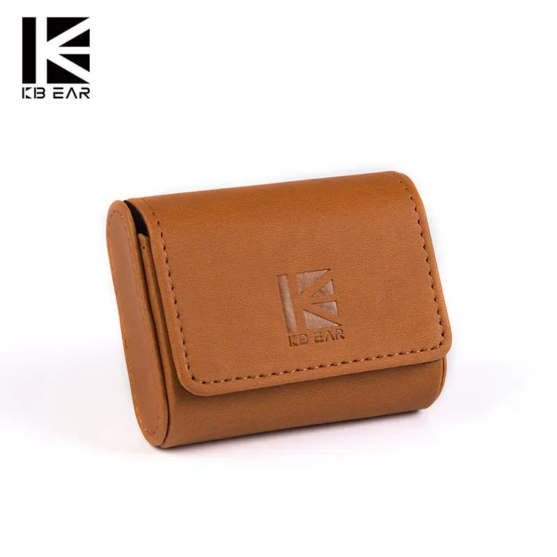 Earphone Case, Travel Portable Earbuds Storage Bag, Lightweight PU Leather Storage Bag Case Holder Box for, in Ear Monitor Earbuds, Eartips and Cables, Audio, Earphone Protective Cover
