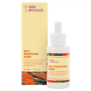 (A)Good Molecules Daily Brightening Serum – Hyaluronic Acid + Beta Arbutin for Dark Spots, Radiant & Even-Tone Skin