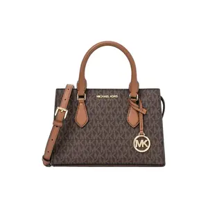 Michael Kors Sheila Tote Bag With Monogram Logo And Zipper Closure In Coated Canvas For Women