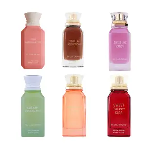 (6pc Bundle Pack) Sweet Like Candy + Creamy Pistachio + Heavenly Lychee + Sweet Cherry Kiss + Vanilla Addiction + Pink Marshmallow by Gulf Orchid 3.4oz Perfume
