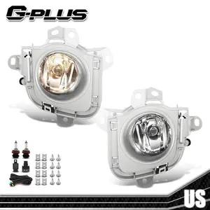 FOR 2010-2011 TOYOTA PRIUS BUMPER DRIVING CHROME FOG LIGHT LAMP W/HARNESS+SWITCH