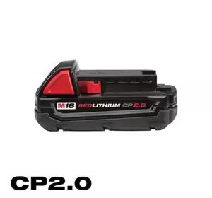 Milwaukee M18 18-Volt CP2.0 Compact Battery with REDLINK Intelligence & All-Weather Performance