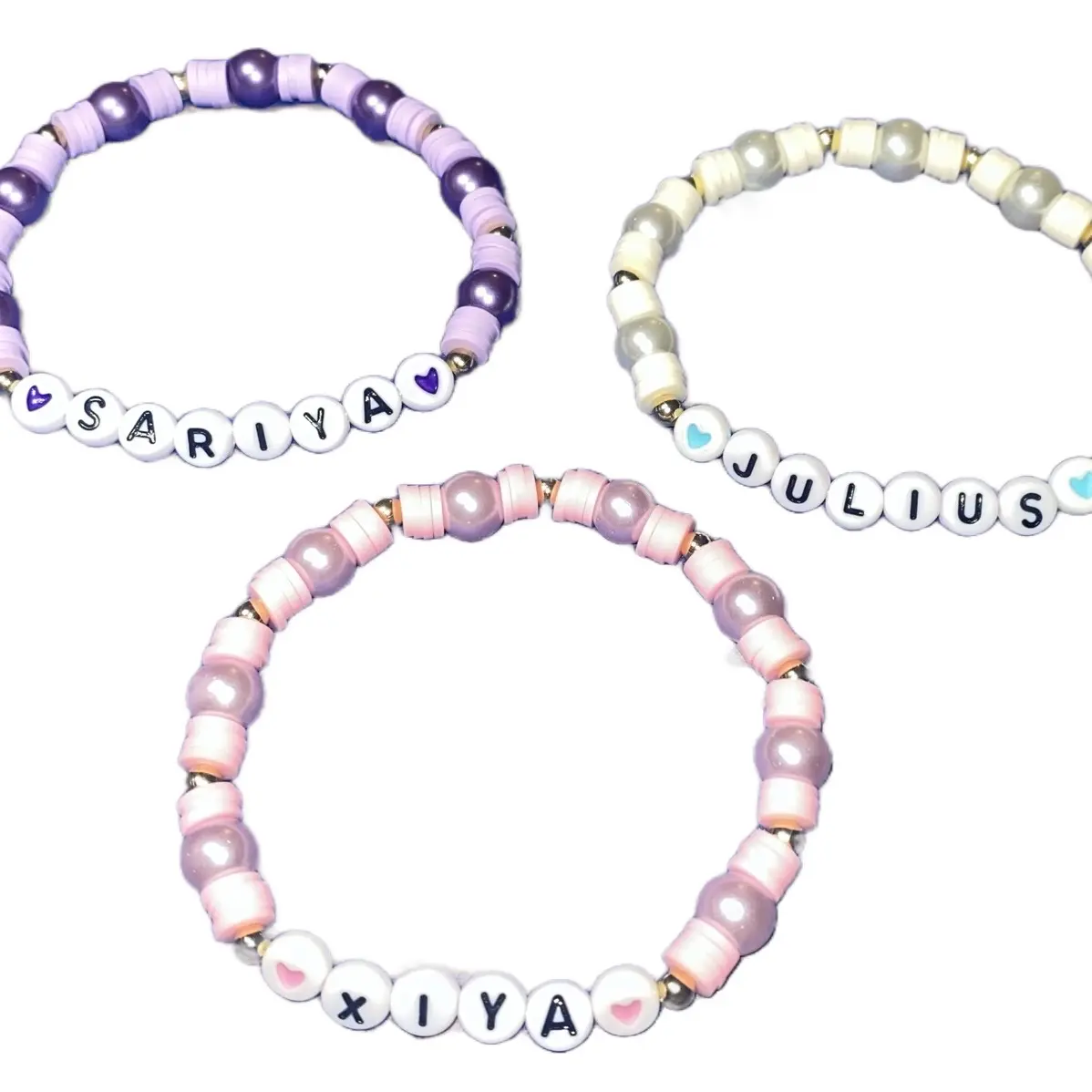Name beaded bracelet