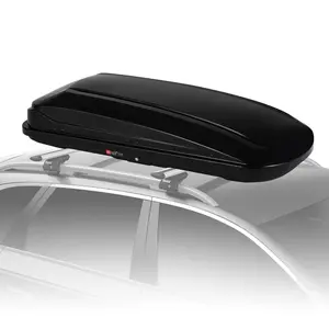 GARVEE Hard Shell Roof Top Cargo Carrier - 17.7 Cu Ft Capacity, Tool-Free Installation with Locking Keys, Waterproof & Durable SUV Truck Roof Cargo Box for Road Trips, Camping & Travel, Dimensions 70"L x 31"W x 15"H