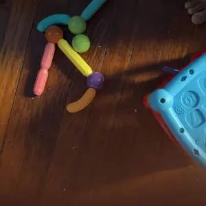 Magnetic Building Blocks Toy for Kids, Large-Size Magnets STEM Learning Educational Constructor Set, Magnetic Tiles Set, Birthday Gift for Ages 3-6, Random Colors