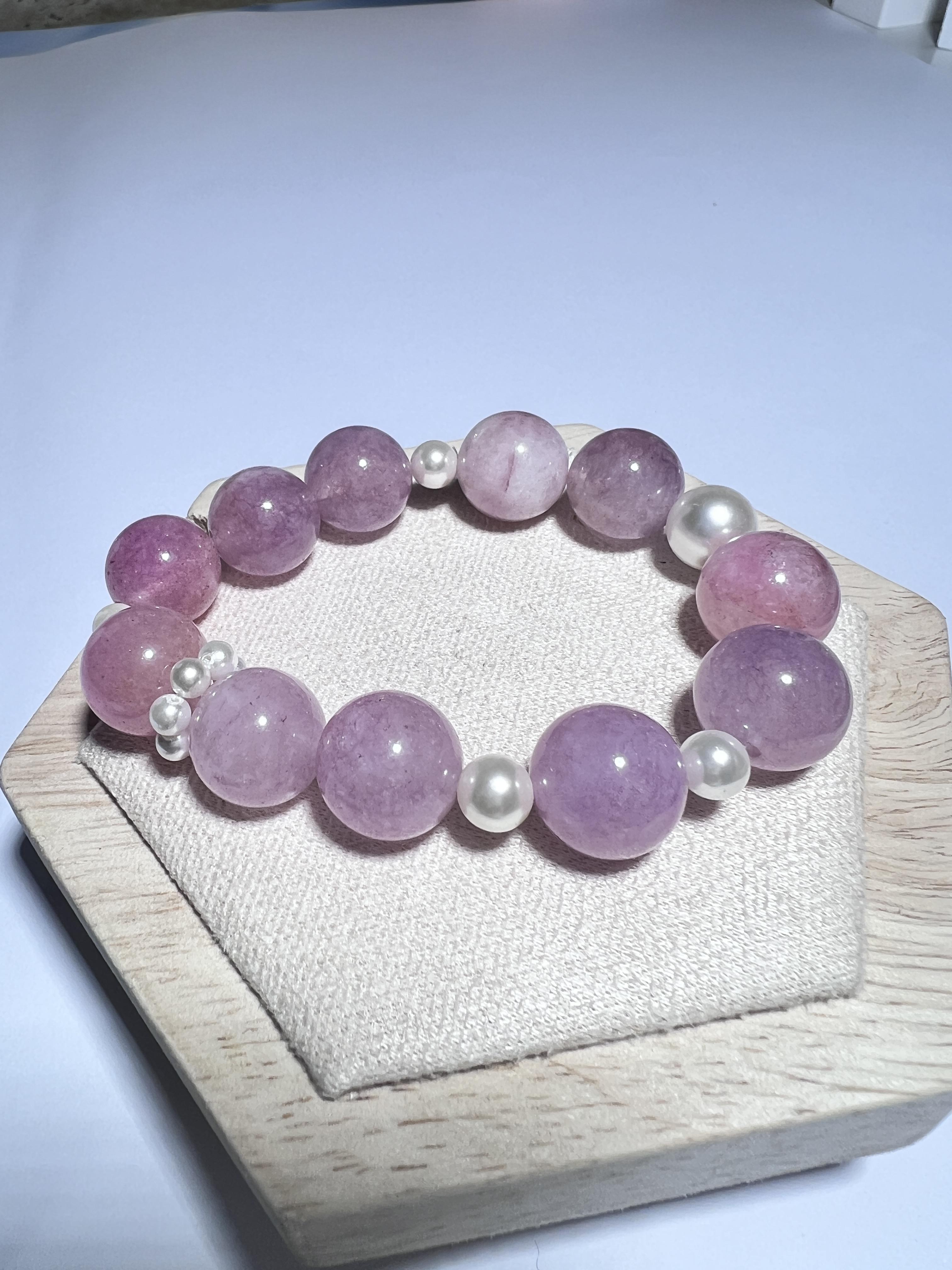Natural Rose Quartz & Clear Crystal Beaded Bracelet, Handcrafted Healing Crystal Bangle, Spiritual Energy Jewelry for Daily Wear, Meditation, Dating & Casual Outings, Elegant Star Charm Wristband Gift for Her