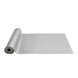 VEVOR Garage Floor Mat,  228.35 x 59.05 inch PVC Garage Flooring Roll, Non-slip Diamond Texture, 93.65 sq.ft Covering Space, Garage Mats for Under Cars, for Gyms Boats Car Trailer, Silver