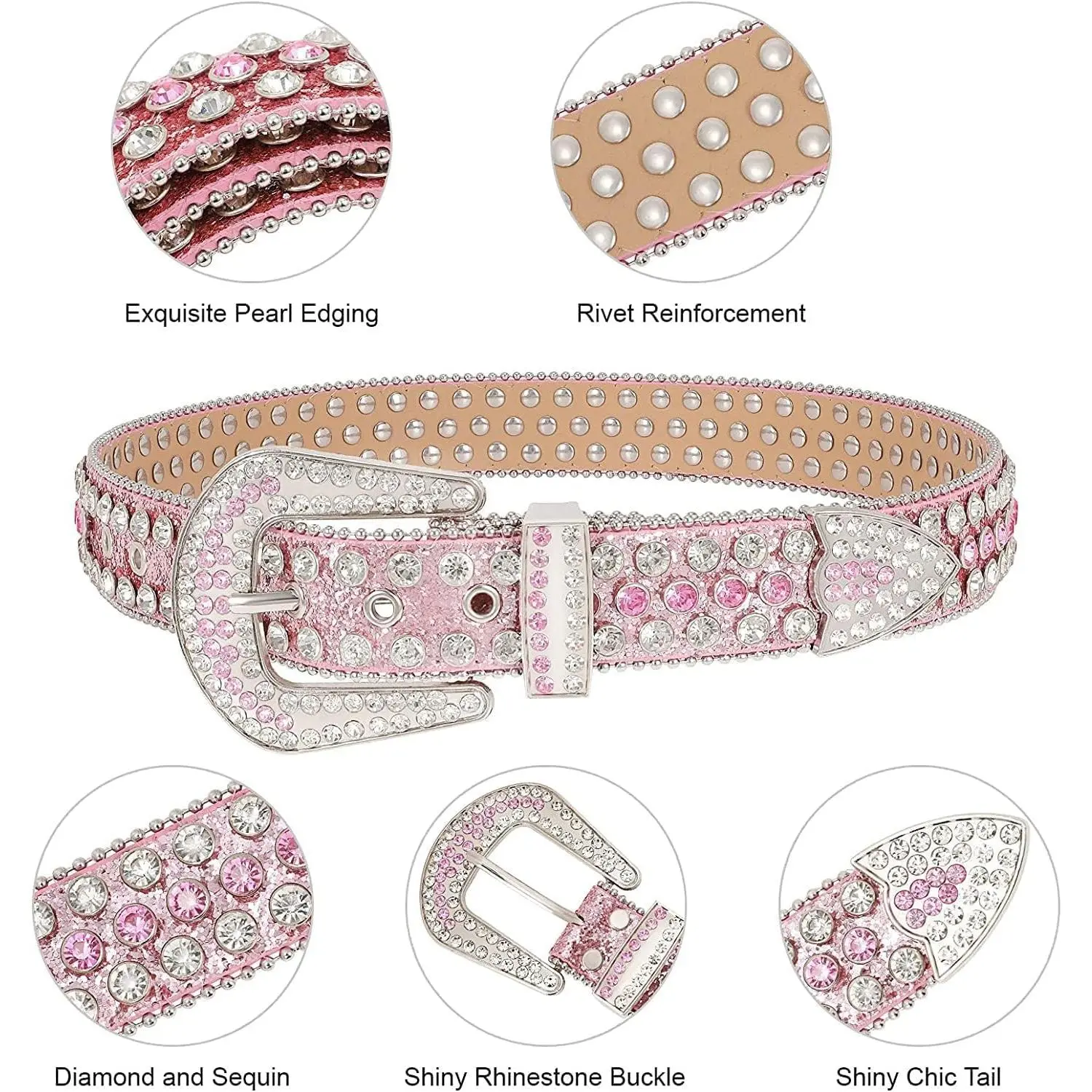 2026 New Model Studded Rhinestone Belt for Women Men - Y2K  display picture 1
