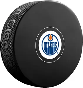 Edmonton Oilers Unsigned InGlasCo Autograph Model Hockey Puck - Fanatics Authentic Certified