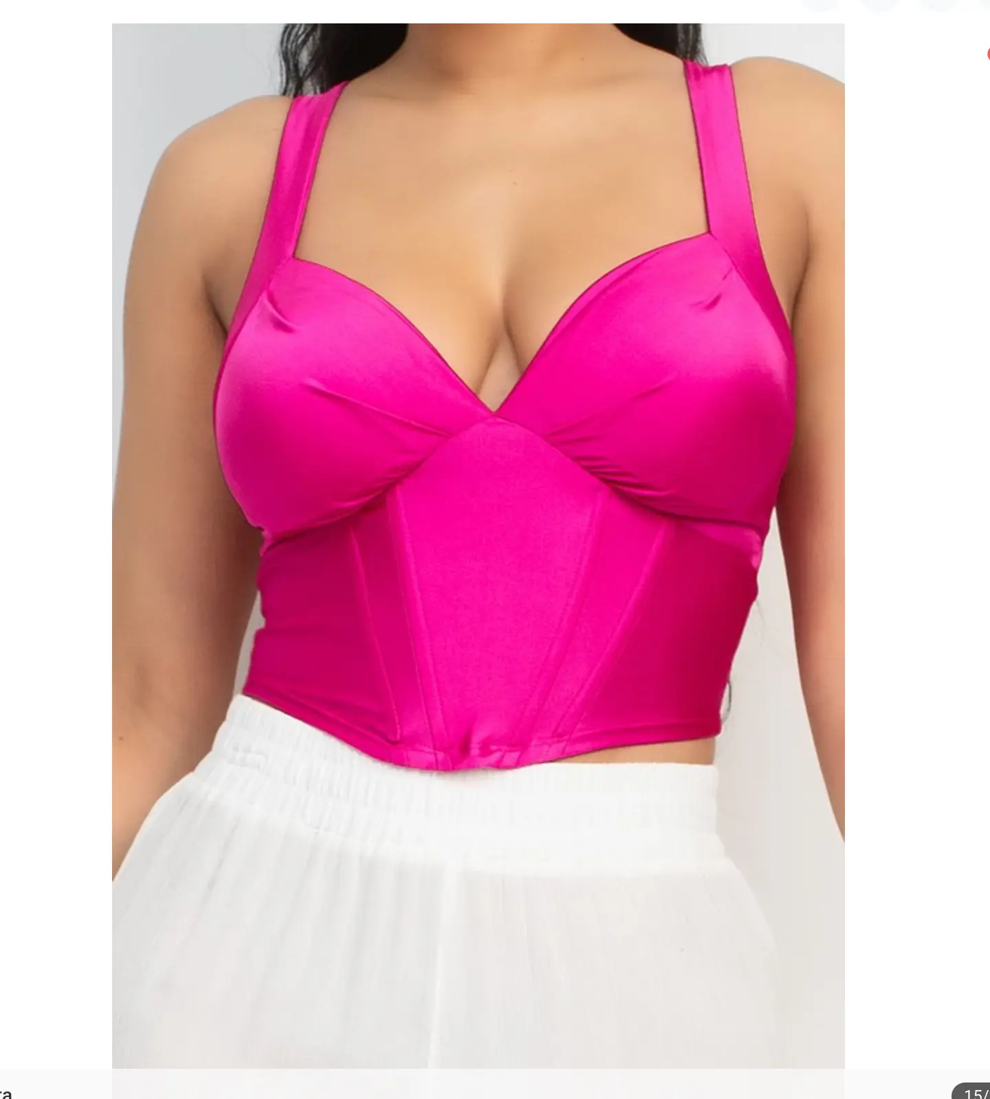 Solid Corset Top Solid Corset Top