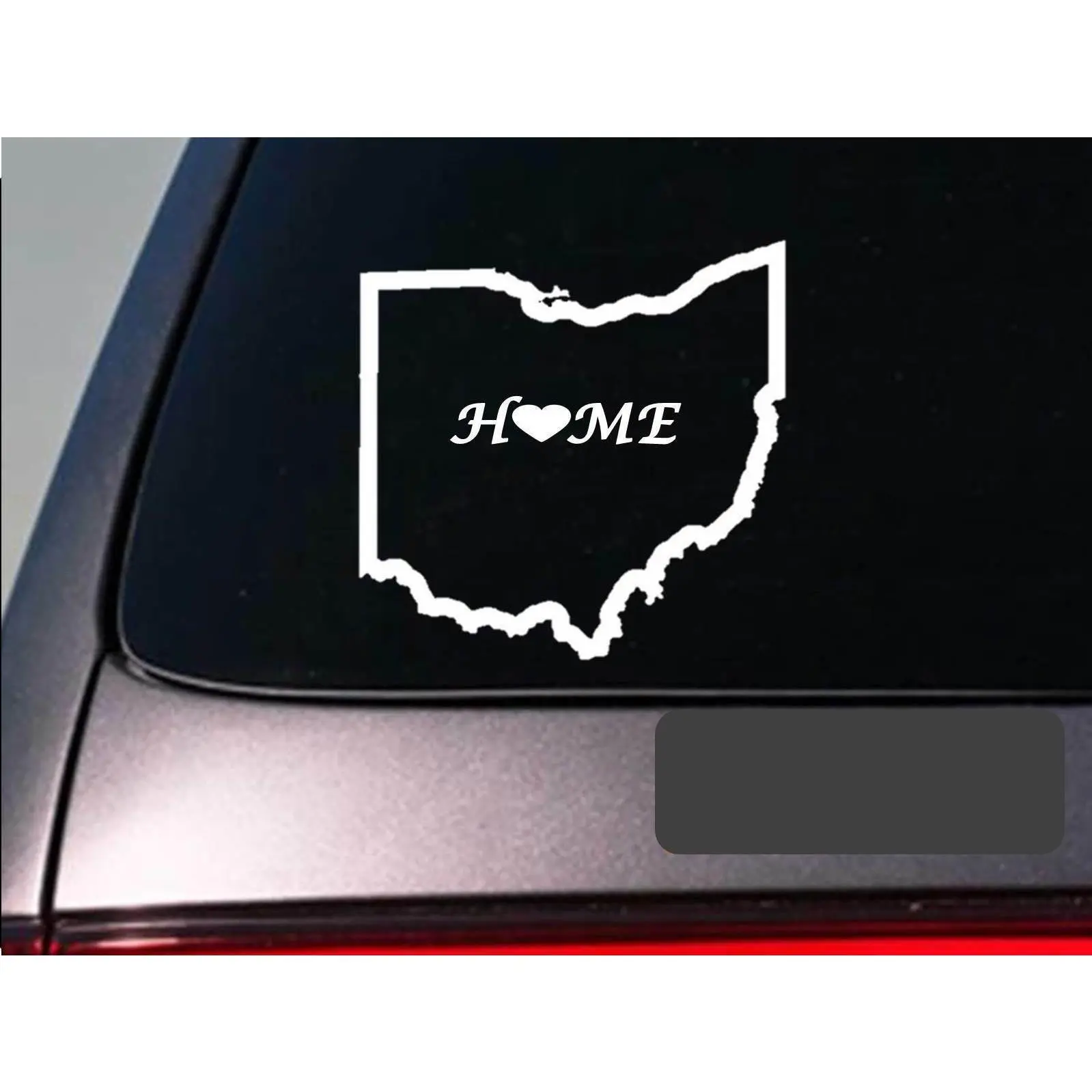 Ohio home 6" sticker *E691* state outline home map decal vinyl