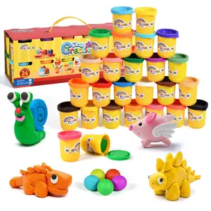 Colorful Clay Handmade Kit Burger Kitchen Molds Non-Toxic Wheat Mud Educational Toy Suitable for 3+, Fun Creative Play Diy Craft Kit