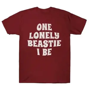 One Lonely B3astie I Be Hip-Hop T-Shirt Summer Tees For Men Women 100% Cotton O-neck Oversize Casual Short sleeved Tops Comfort Shortsleeve Menswear