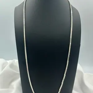 30in 2.33mm Box Link 925 Sterling Silver (SG-166)
