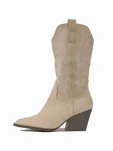 Women's ankle boots and ankle boots, women's shoes, winter boots, women's shoes, flat shoes, new footwear, ankle boots, women's shoes, classic and fashionable women's boots, embroidered design