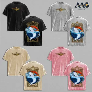 Mastodon Leviathan Album Oversized Graphic Tee Men Vintage Washed Clothes, Heavyweight Cotton Unisex Shirt Good Graphic Tees, Soft Unisex Top for Everyday Wear, Progressive Metal Music Merch, Trendy T-shirt Top Men's and Women's Clothing