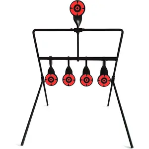 Resetting Targets for Pellet Guns,Steel Targets for Shooting and Hunting, Rated for .177 .22 Caliber Airgun Rifle Outdoor