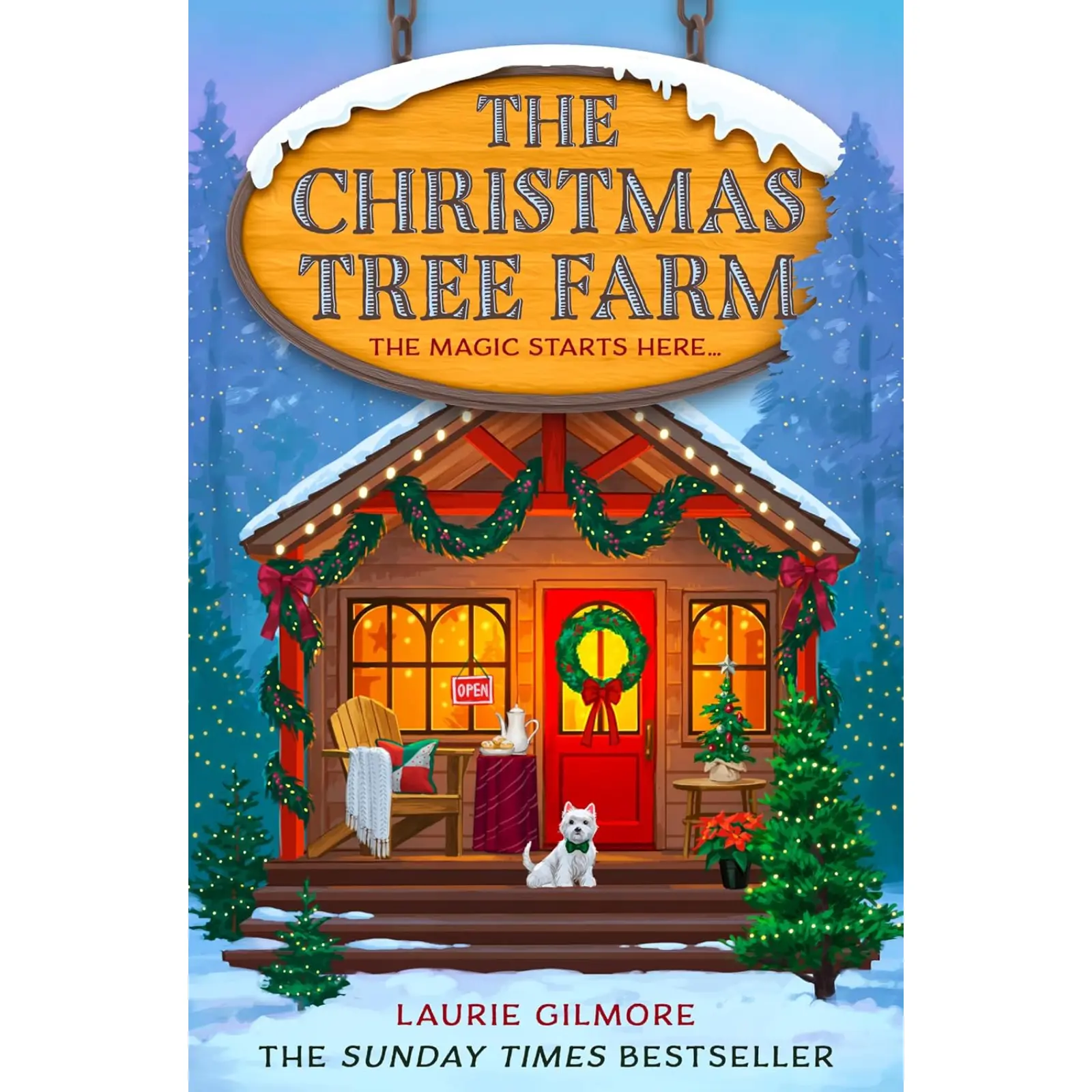 Laurie Gilmore The Christmas Tree Farm Dream Harbor Book 3 A Grumpy Sunshine Sensation Romcom Novel for Winter Cozy Mysteries and Spicy Romances in 2025